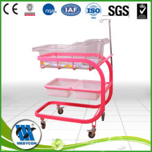 Infant Hospital Bed , Mobile Baby Cot With Four Flexible Casters